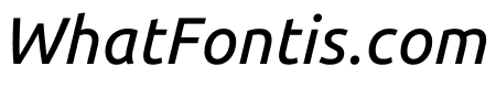 Ubuntu Sans 500italic