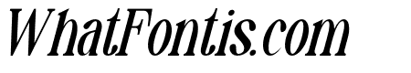 BOLGER Italic