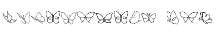 Butterfly Line Art