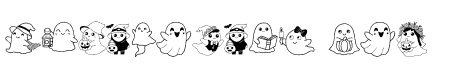 Cute ghost halloween