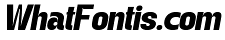 Gegant Extra Bold Italic