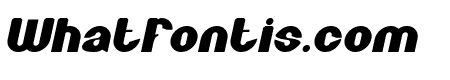 HOURGLASS Bold Italic