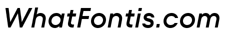 TT Fors Trial Medium Italic