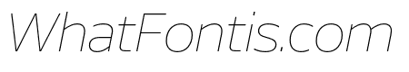 Scandium ThinItalic