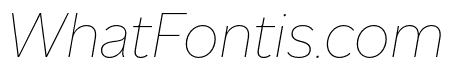 Altform ThinItalic