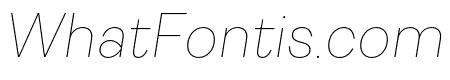 Ambit ThinItalic