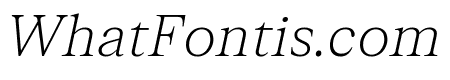 FKRomanStandard ThinOblique