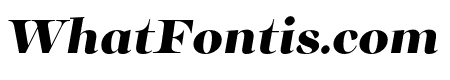 Bomboniere ExtraBold Italic