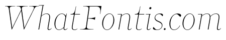 Bomboniere Hairline Italic