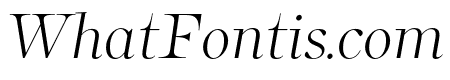 Bomboniere Light Italic