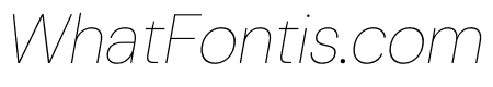 DM Sans 18pt Thin Italic