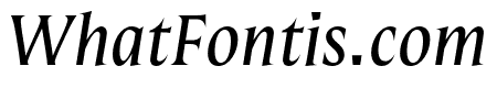 Mestiza Regular Italic