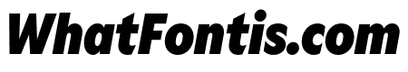 Gamay Cond ExtraBold Italic