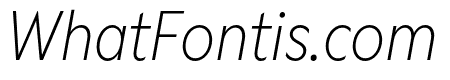 Gamay Cond Thin Italic