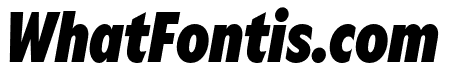 Gamay Narrow ExtraBold Italic