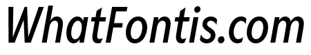 Gamay Narrow Regular Italic