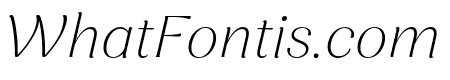Nave Thin Italic