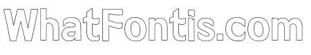 Arabian Storm Font Outline