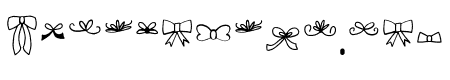Bows Dingbat