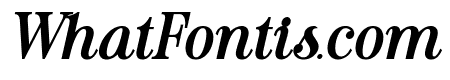 Evenings Bold Italic