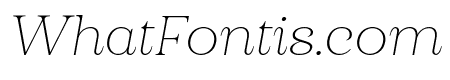 Gilded Masting Thin Italic