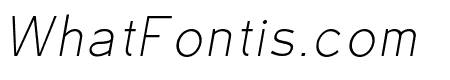 HA Luminoir Sans Light Italic