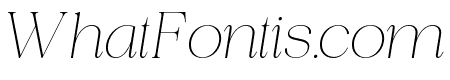 Piloner Thin Italic