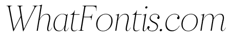 Ringle Thin Italic