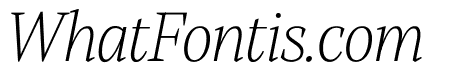 Alga VF ExtraLight Italic