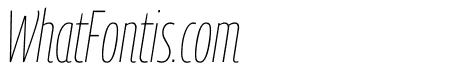 Georama ExtraCondensed Thin Italic