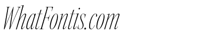 Kepler 3 VF Display Extra Condensed Extra Light Italic