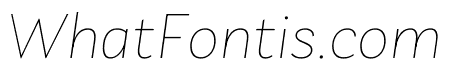 Laca Text VF ExtraLight Italic