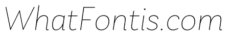 Laca Pro VF ExtraLight Italic