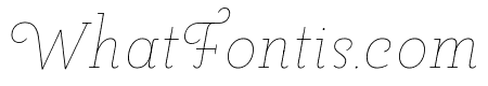 Pauline Didone Variable Italic Thin Italic