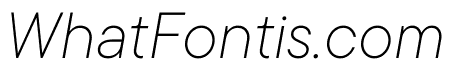 TT Commons Pro Trial ExtraLight Italic