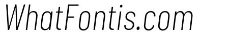 Barlow Condensed ExtraLight Italic