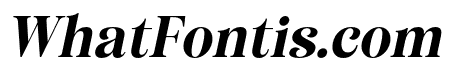 Akiho Faranea Bold Italic