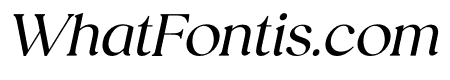 ArianeCoachella Thin Italic