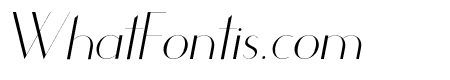 Chic Sans Serif Italic