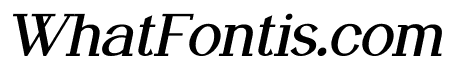 FRANCO CENTURY Bold Italic