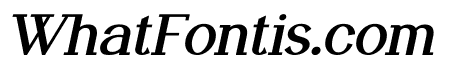 FRANCO CENTURY ExtraBold Italic