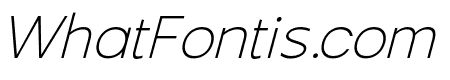 Mantey Thin Italic