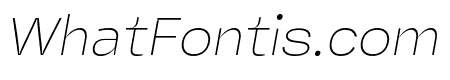 MiguerSans-ThinItalic