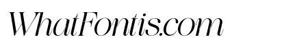Saficel Thin Italic