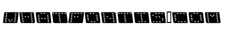 Domino flad kursiv