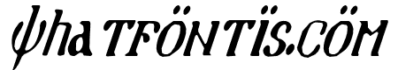 Holy Empire Condensed Italic