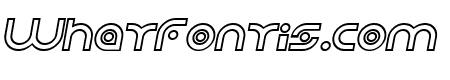 Planetary Orbiter Outline Bold Italic