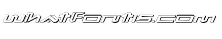 Xephyr Expanded Shadow Italic