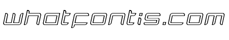 Quarx Outline Italic