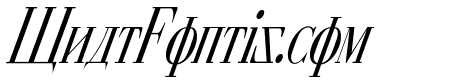 Cyberia Condensed Italic